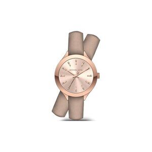 Michael Kors Women's Casual Beige Strap Watch MK2554